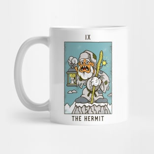 The Hermit - Mystical Medleys - Vintage Cartoon Tarot (White) Mug